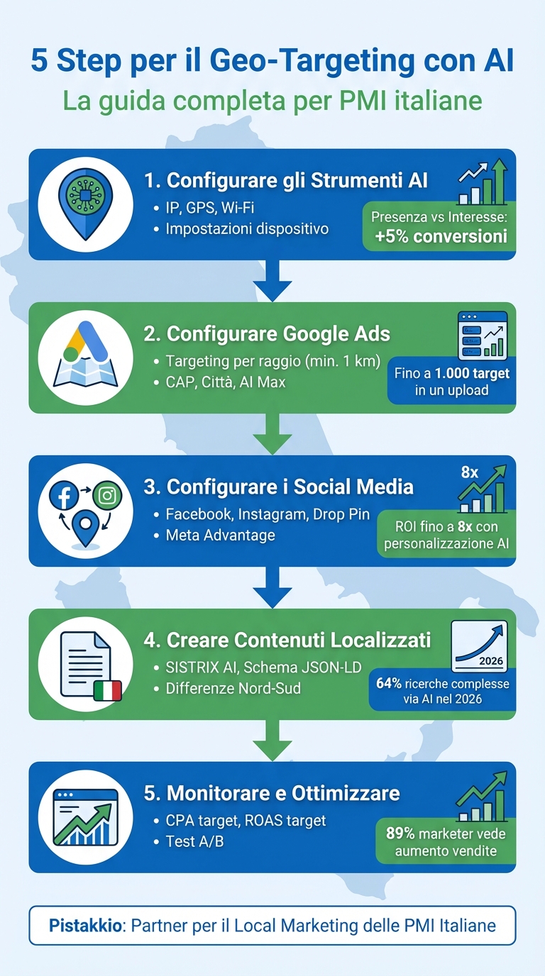Guida completa al geo-targeting con ai 1 5 step per implementare il geo-targeting con ai: guida completa