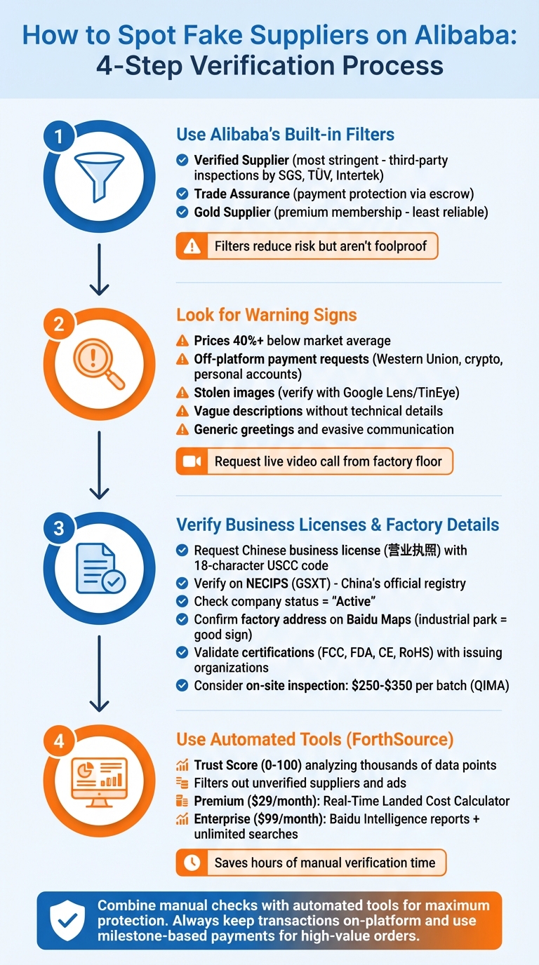 4-Step Process to Verify Alibaba Suppliers and Avoid Scams