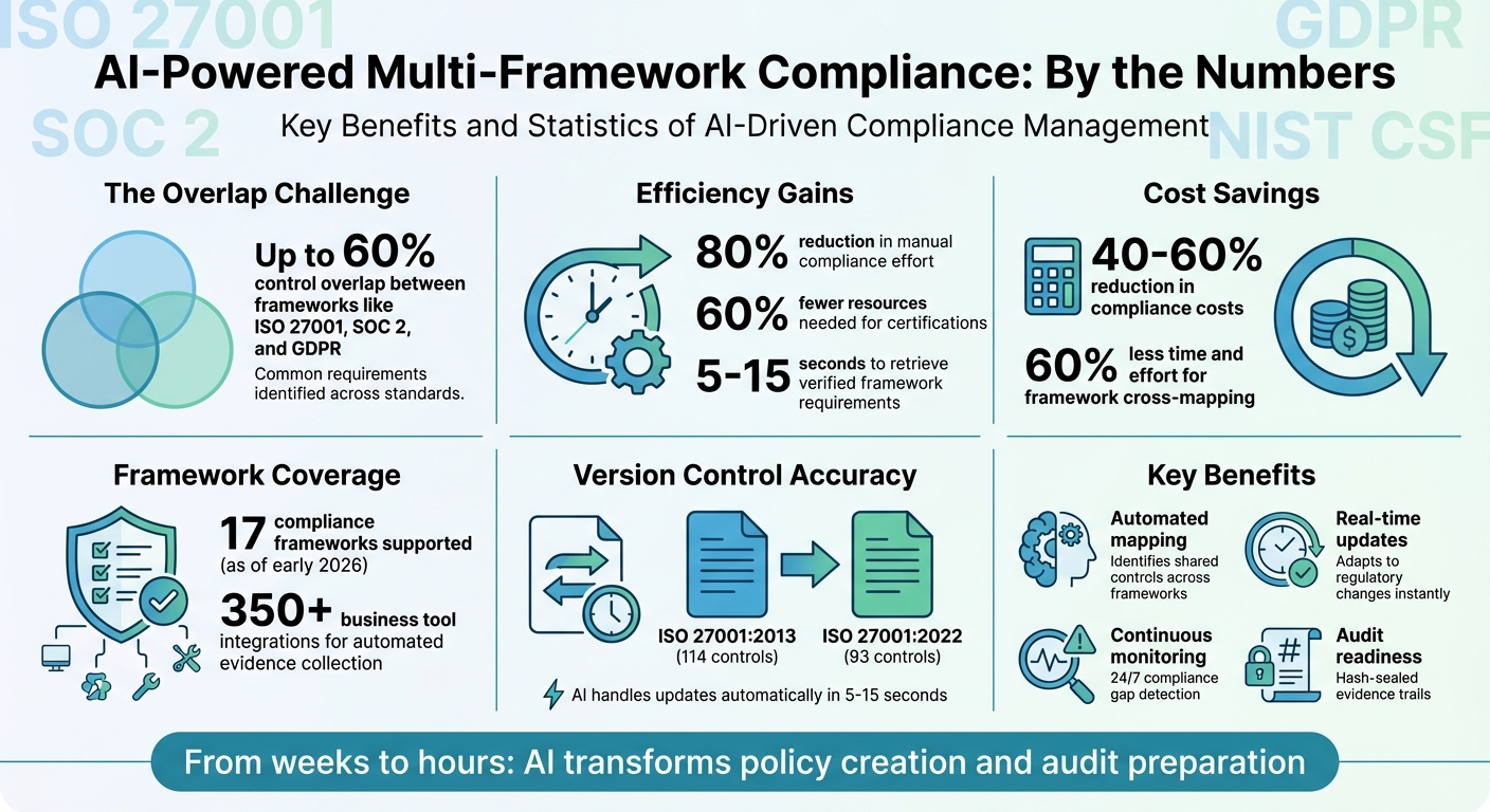 AI-Driven Compliance: Key Benefits and Time Savings Across Multiple Frameworks