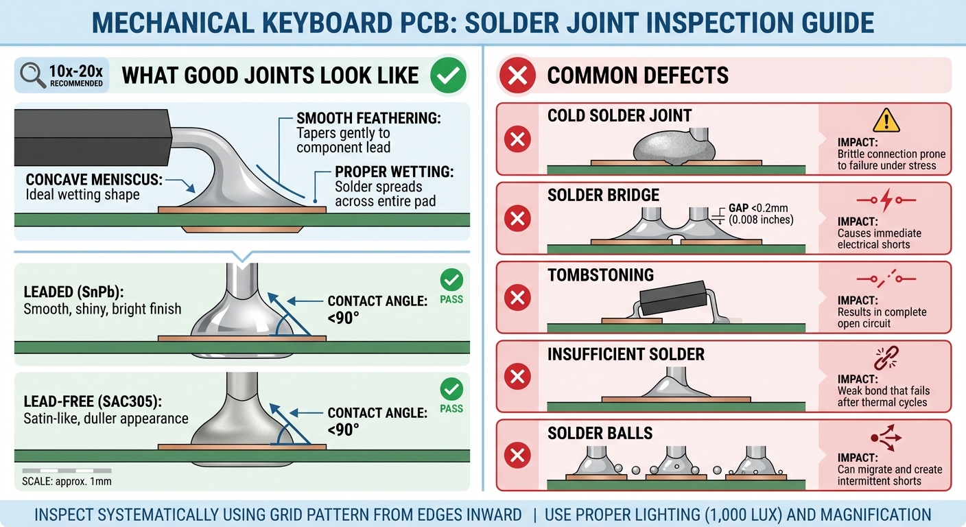 Visual Guide to Solder Joint Defects vs Good Joints