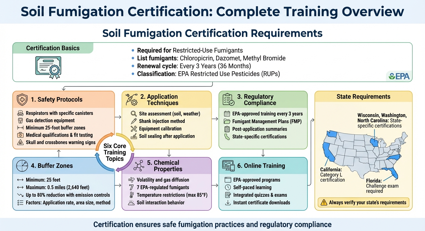 Soil Fumigation Certification Requirements and Training Process