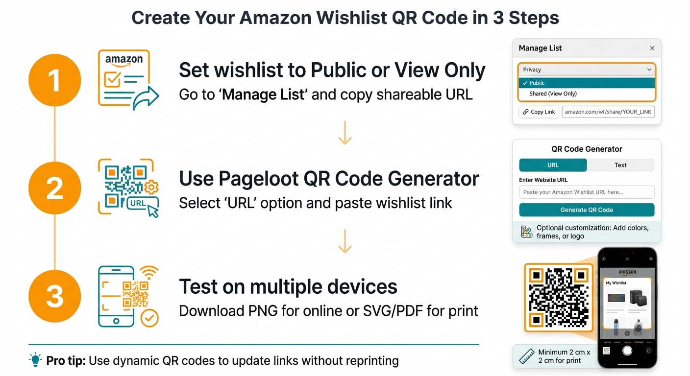 Amazon Wishlist QR Code: How to Create One and Why You Might Need One