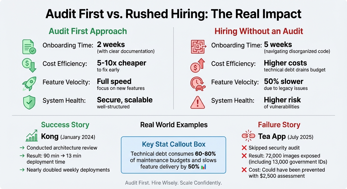 Codebase Audit vs Hiring First: Cost and Time Comparison