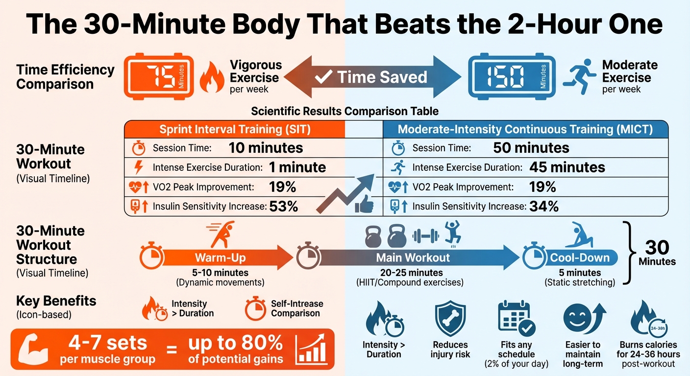 30-Minute vs 2-Hour Workout Comparison: Efficiency and Results