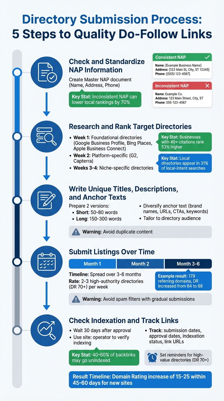 5-Step Directory Submission Process for Do-Follow Links