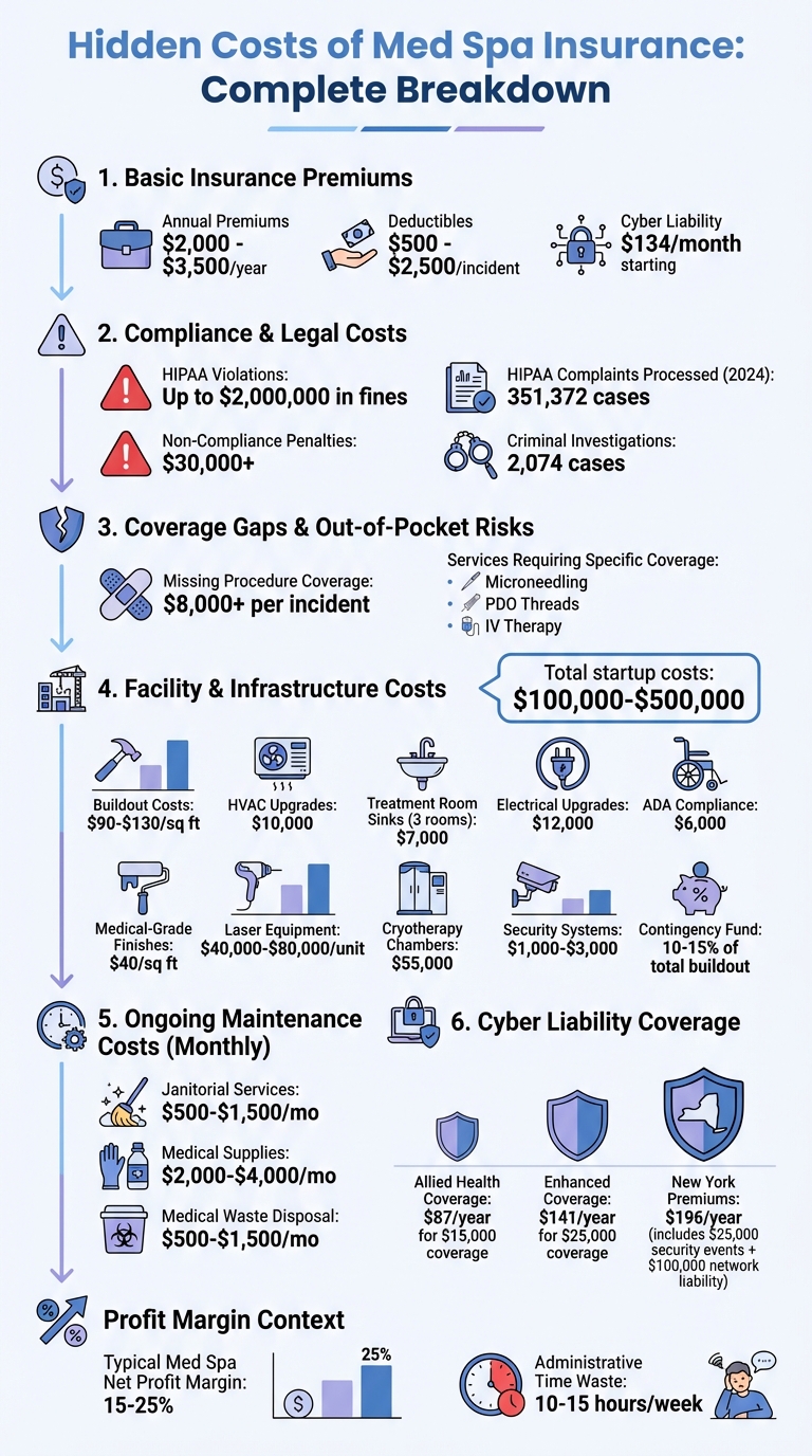 Hidden Costs of Med Spa Insurance: Complete Breakdown