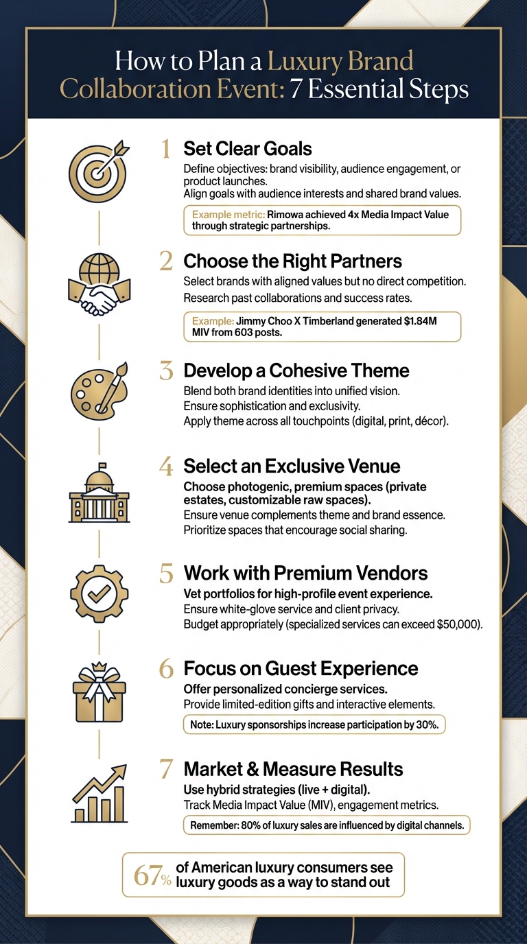7-Step Process for Planning a Luxury Brand Collaboration Event
