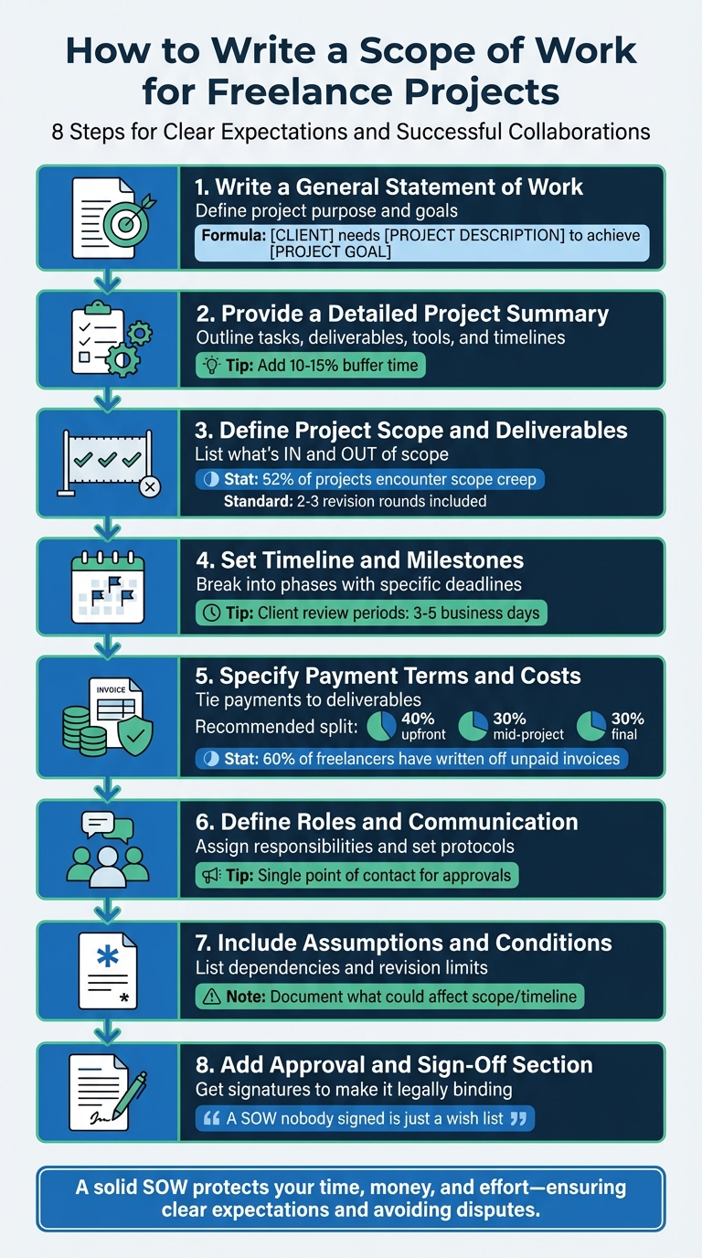 8-Step Process for Writing a Freelance Scope of Work