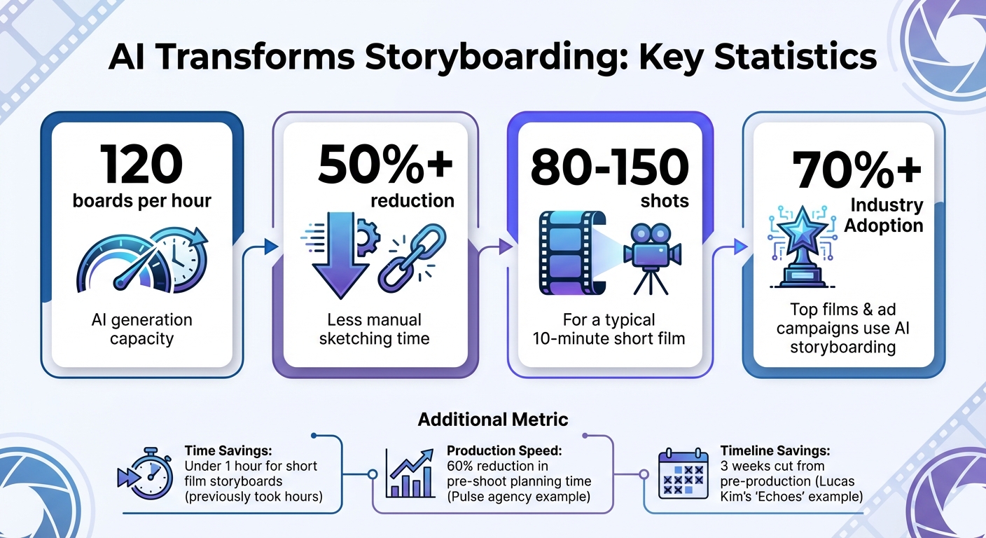 AI Storyboarding Statistics: Efficiency, Adoption, and Time Savings