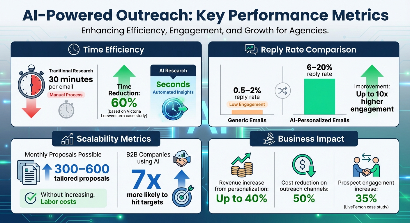 AI-Powered Outreach: Key Performance Metrics and Benefits
