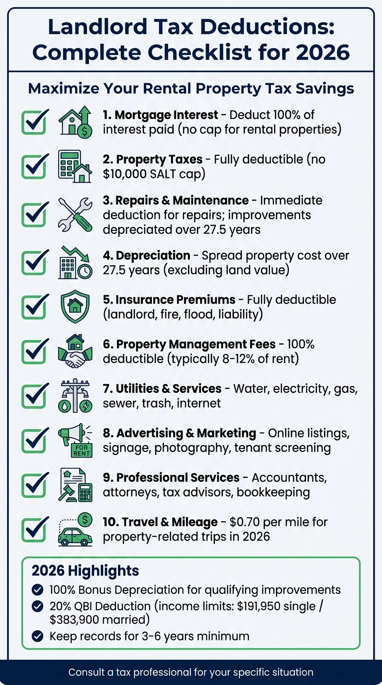 Top 10 Landlord Tax Deductions for 2026