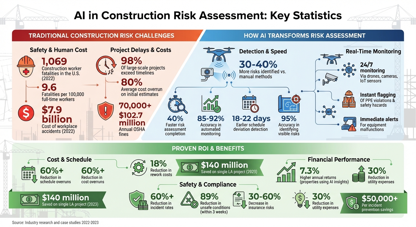 AI Impact on Construction Risk Management: Key Statistics and Benefits
