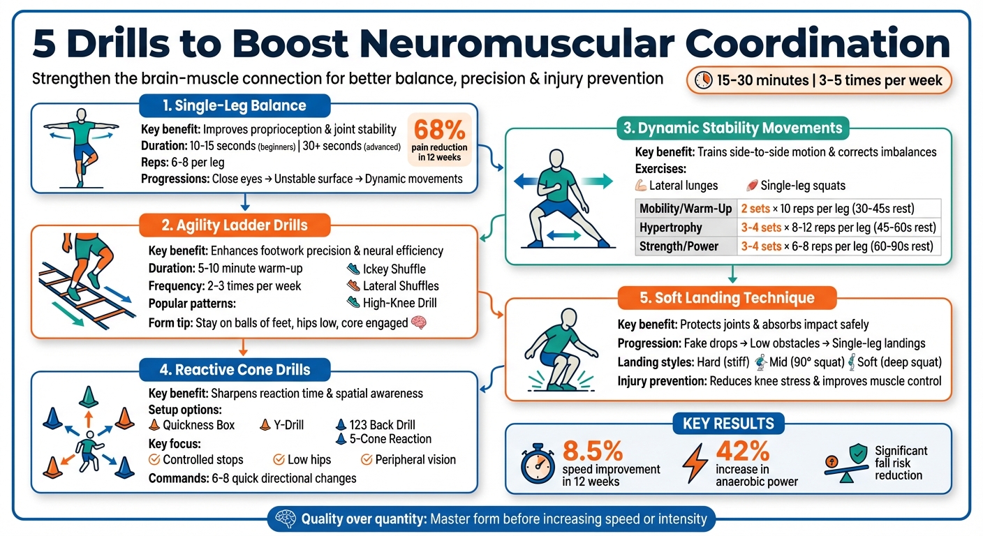 5 Neuromuscular Coordination Drills for Better Balance and Performance