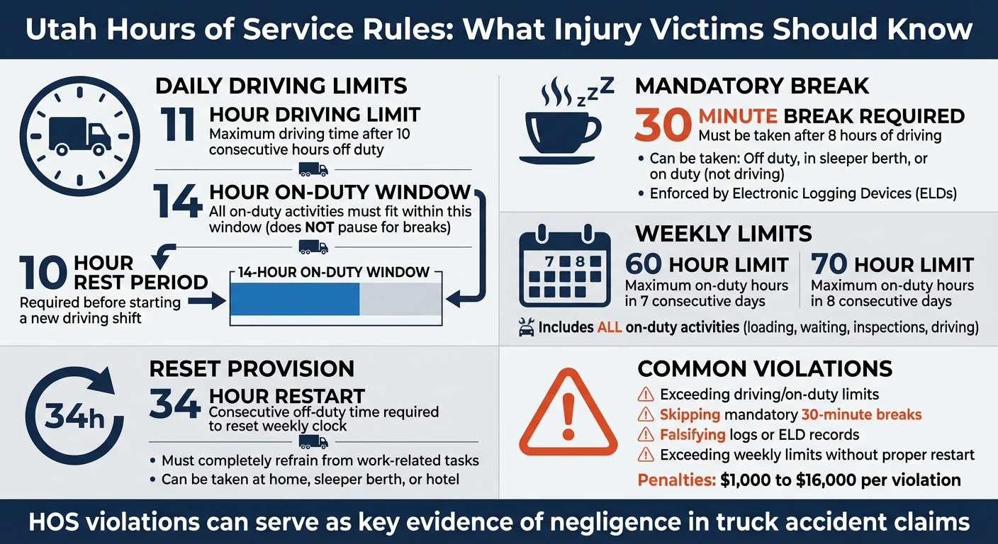 Federal Hours of Service Rules for Truck Drivers
