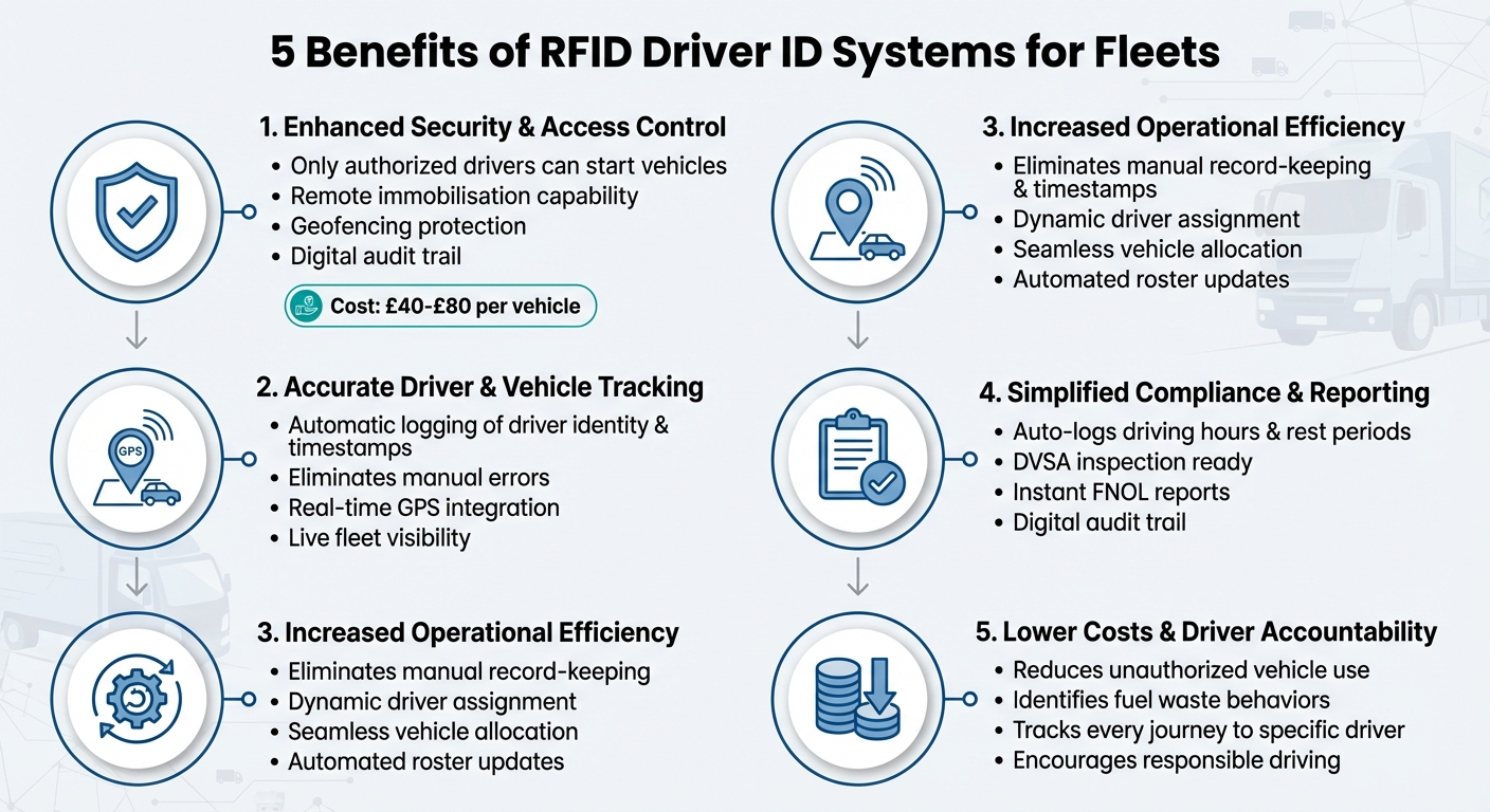 5 Key Benefits of RFID Driver ID Systems for Fleet Management