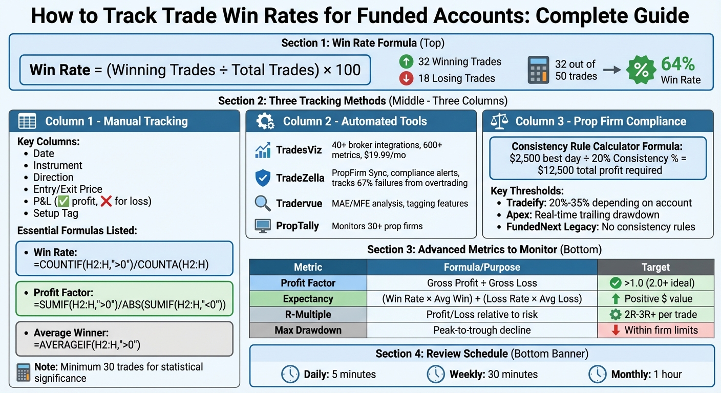 Complete Guide to Tracking Trade Win Rates for Funded Accounts