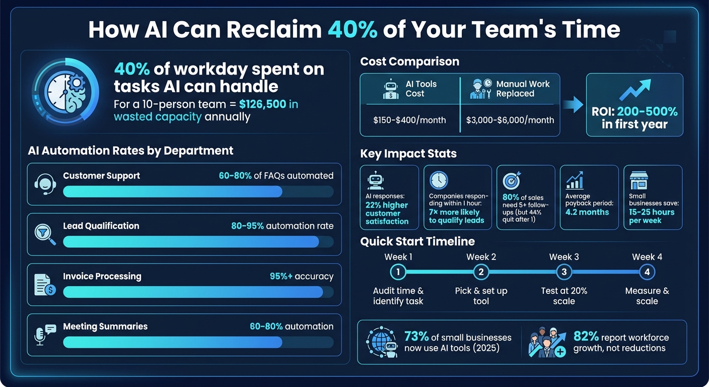 AI Time Savings and Cost Benefits for Small Business Teams