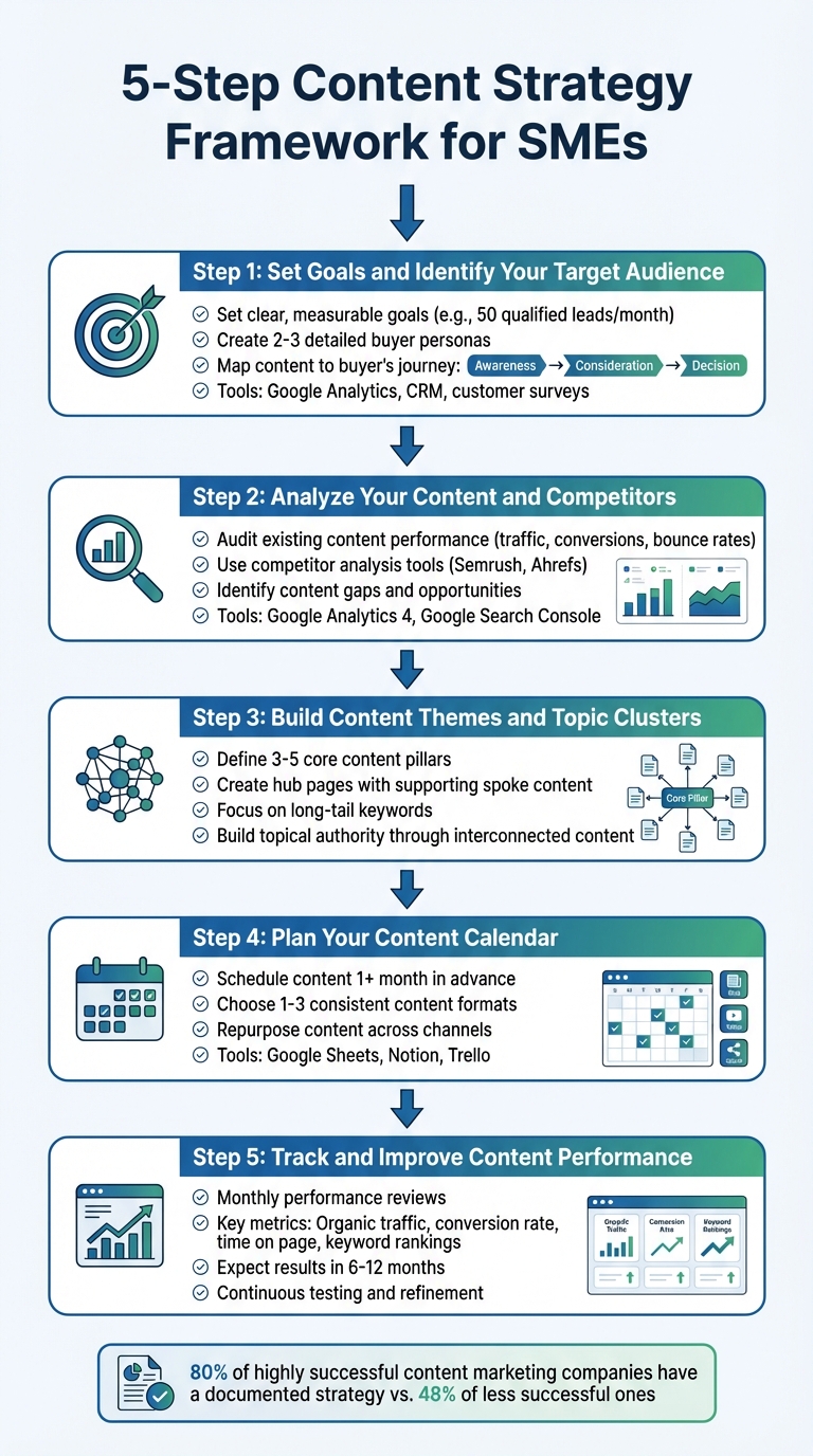 5-Step Content Strategy Framework for SMEs