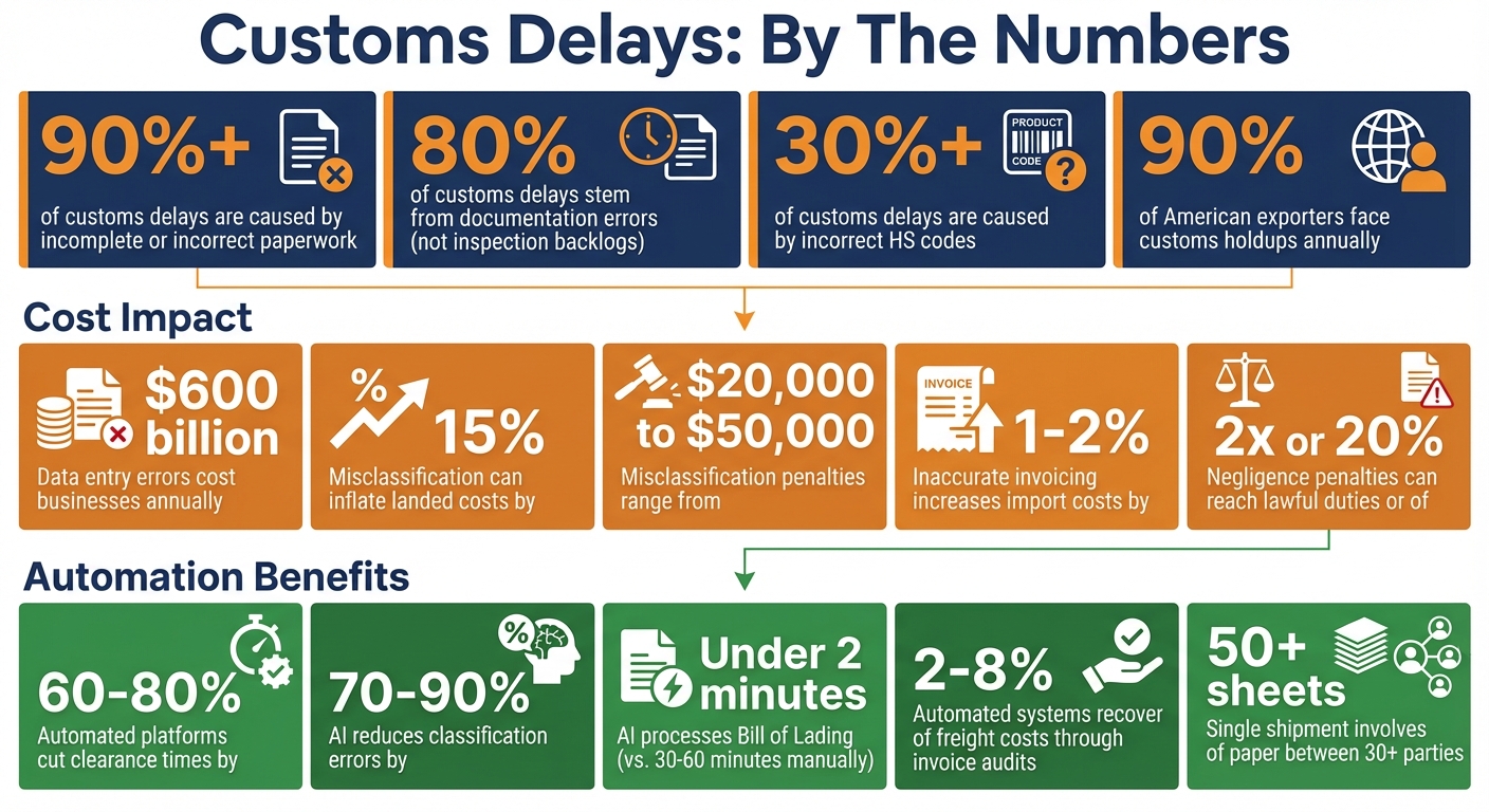Key Statistics: Customs Delays in International Shipping
