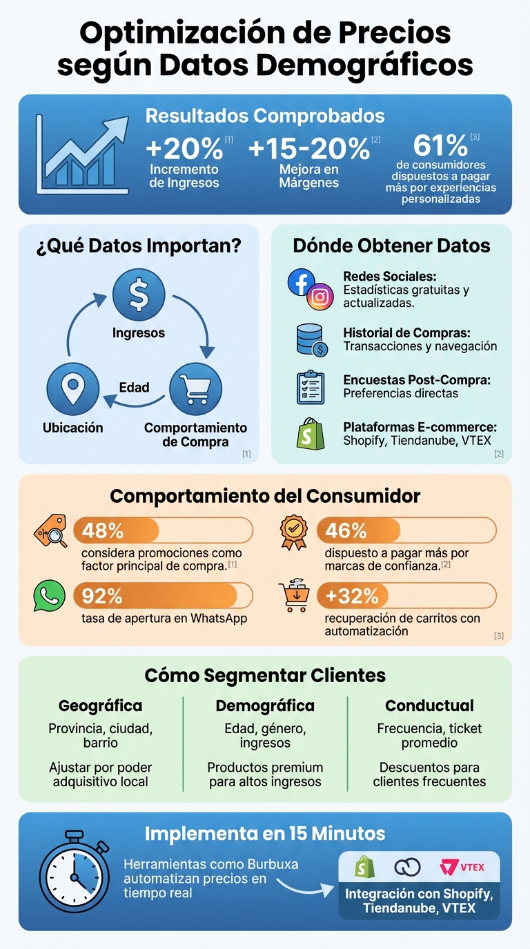 Beneficios y Métricas de Optimización de Precios Demográficos en E-commerce