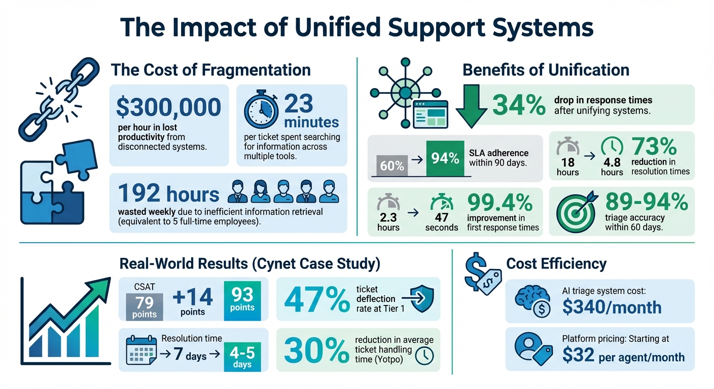 Benefits of Unifying Internal and External Support Systems: Key Statistics