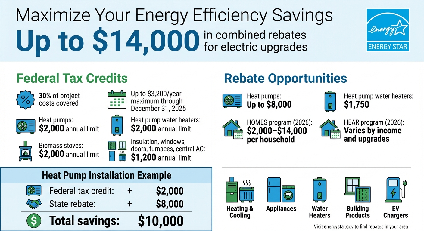 ENERGY STAR Rebate Savings Breakdown: Federal Tax Credits and State Rebates
