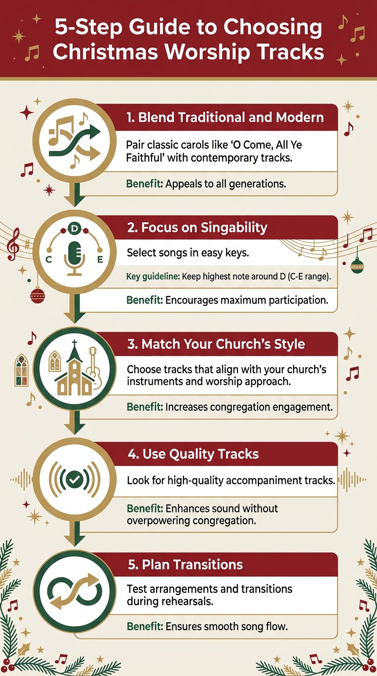 5-Step Guide to Choosing Christmas Worship Tracks for Your Church