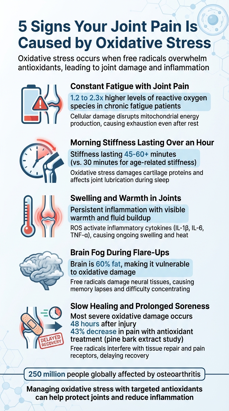 5 Signs Joint Pain Is Caused by Oxidative Stress