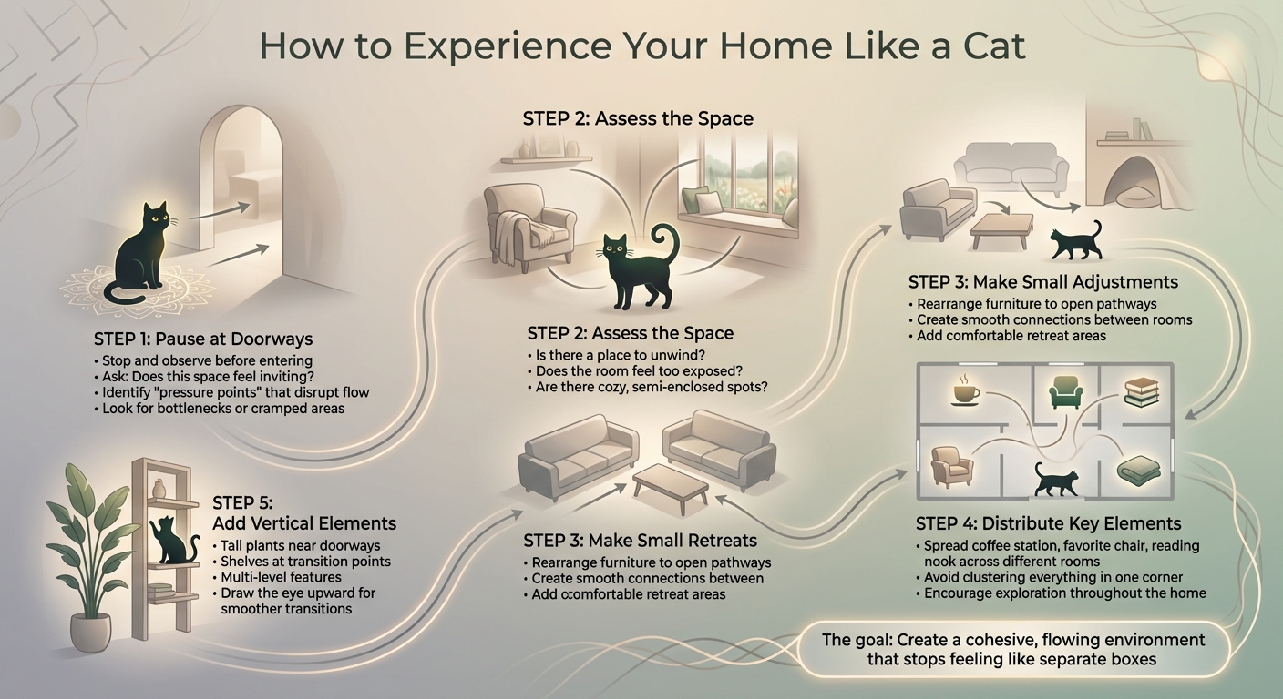 How to Experience Your Home Like a Cat: A Step-by-Step Guide
