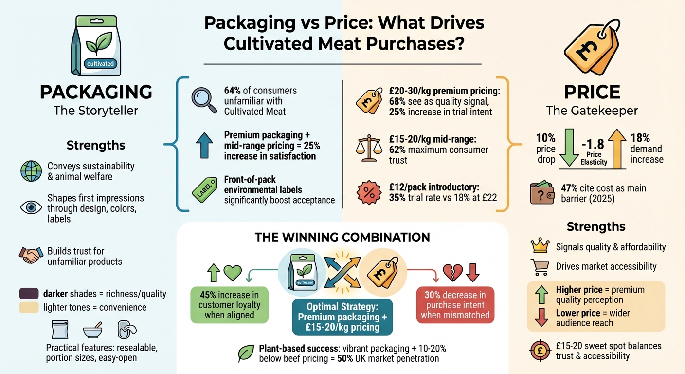 Packaging vs Price Impact on Cultivated Meat Consumer Decisions