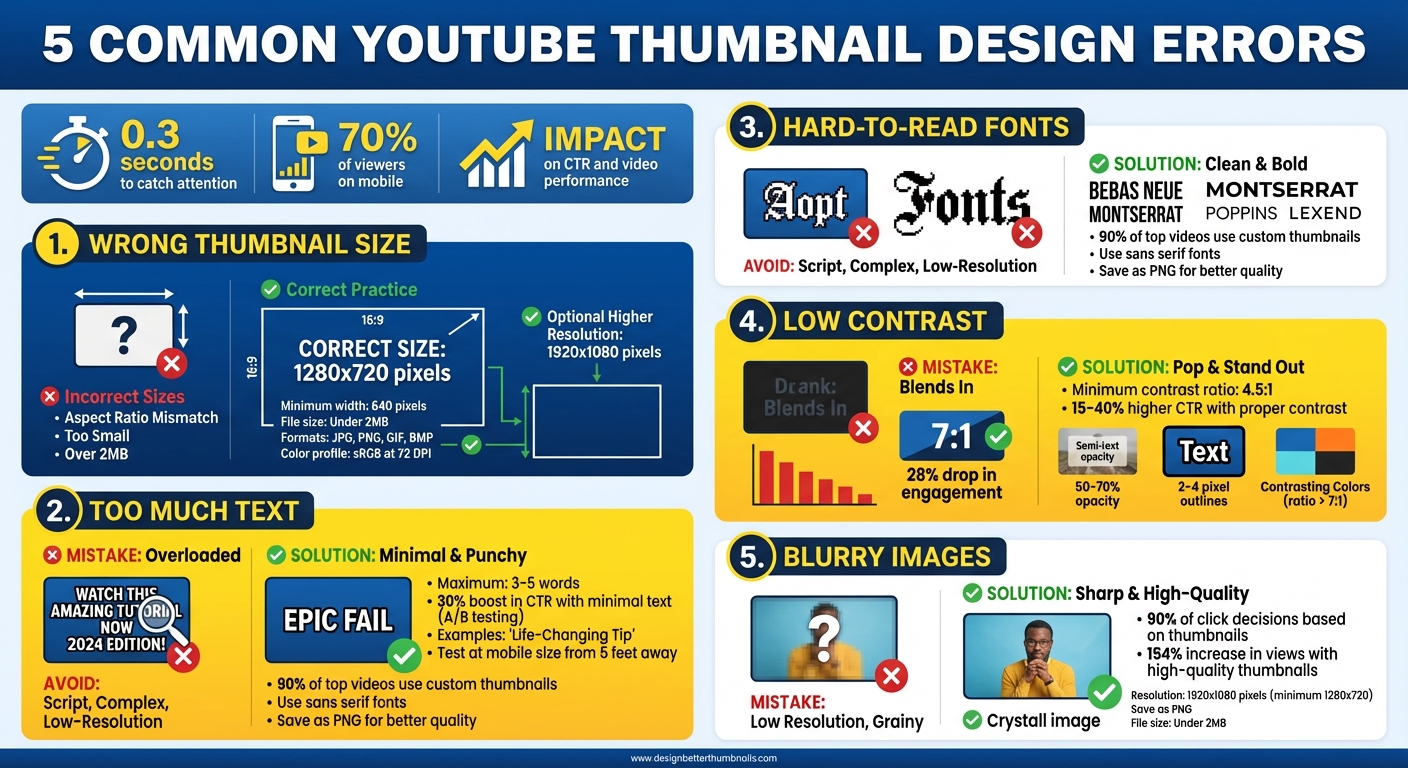 5 Common YouTube Thumbnail Design Mistakes to Avoid