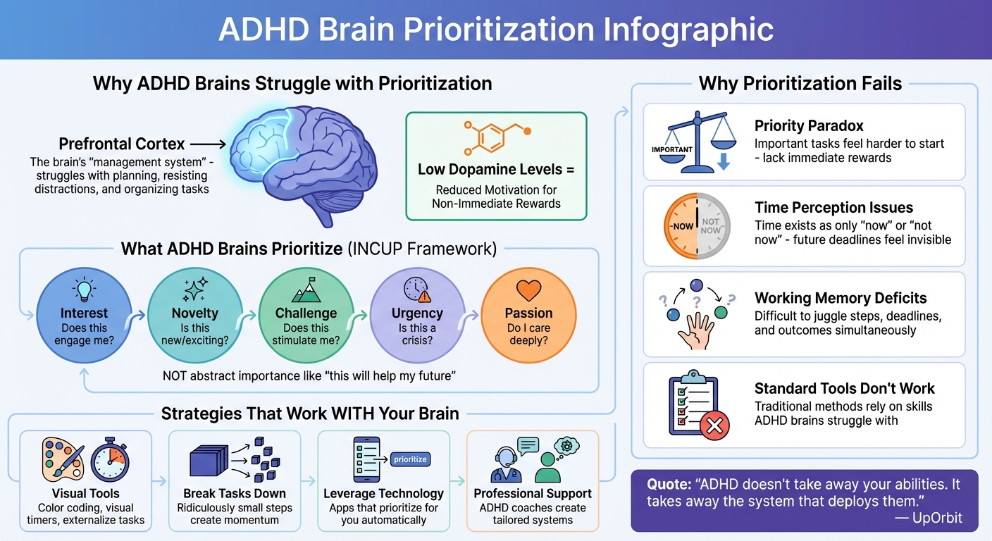 How ADHD Affects Brain Function and Prioritization