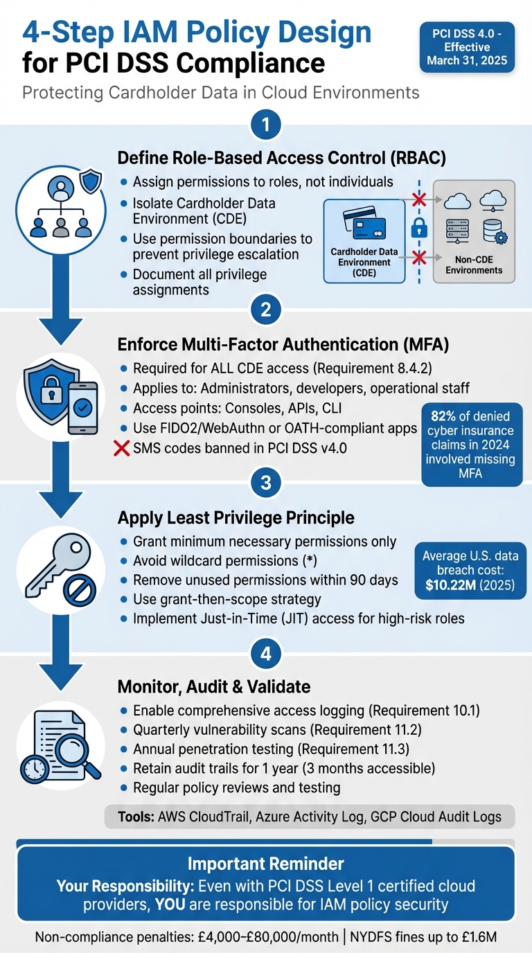 4-Step IAM Policy Design Framework for PCI DSS Compliance