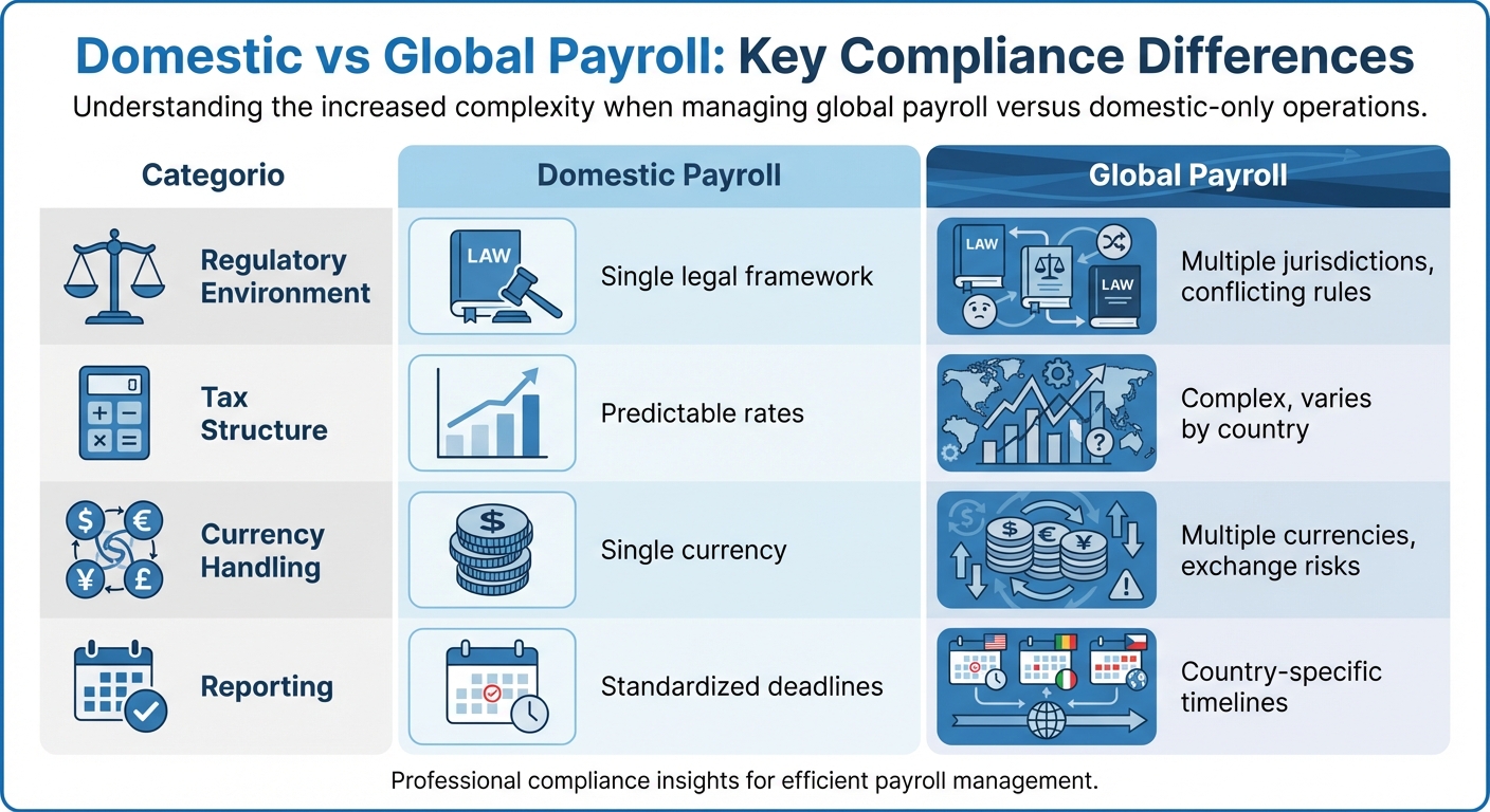 Domestic vs Global Payroll: Key Compliance Differences