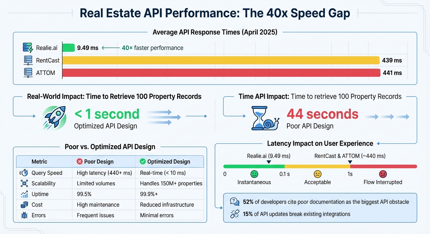 API Performance Comparison: Response Times and Design Impact on Real Estate Platforms