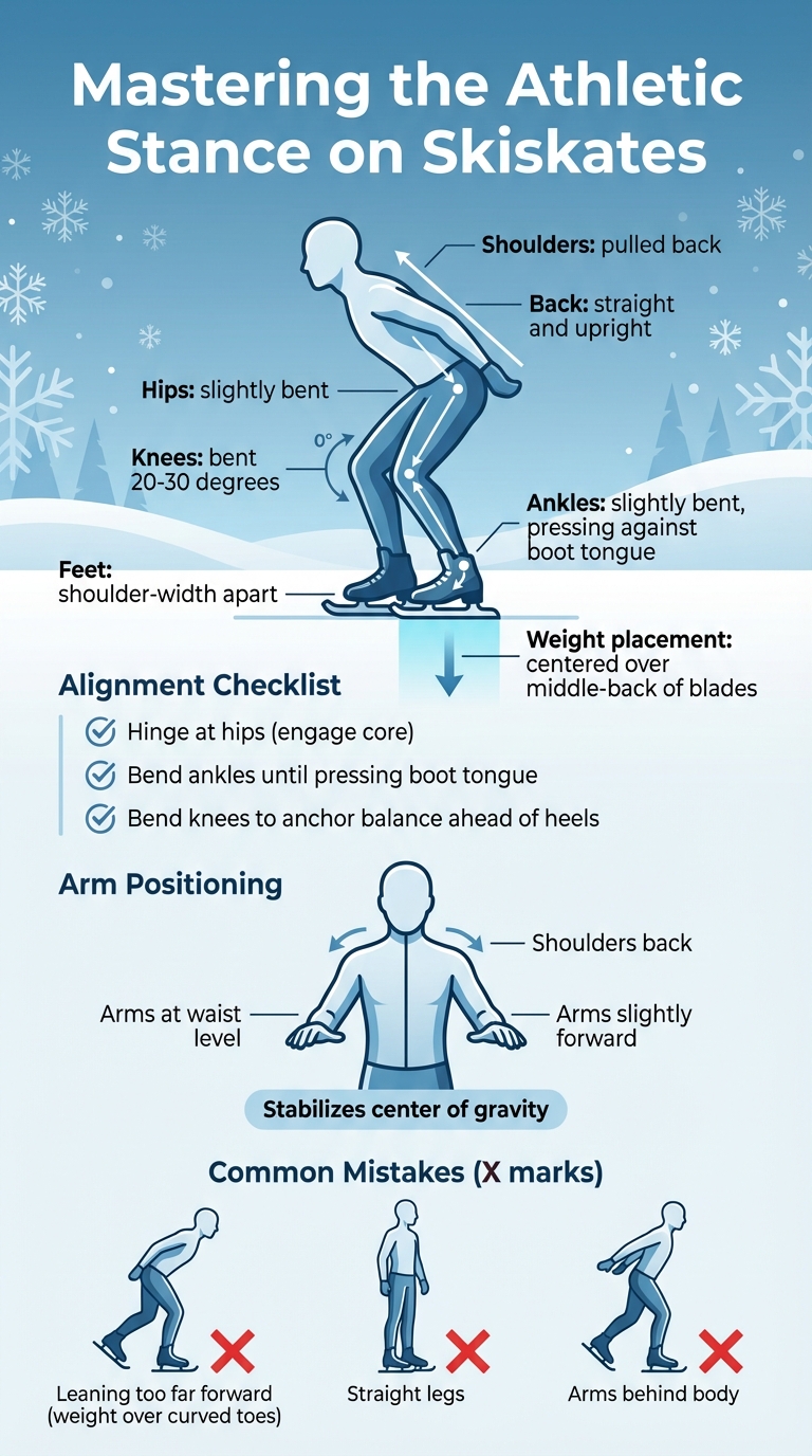 Proper Skiskate Stance and Balance Technique Guide