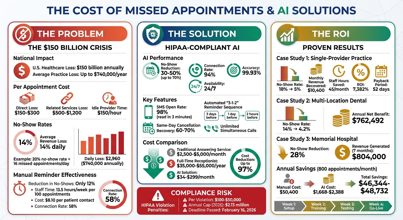 Financial Impact of Missed Appointments and AI Solutions in Healthcare