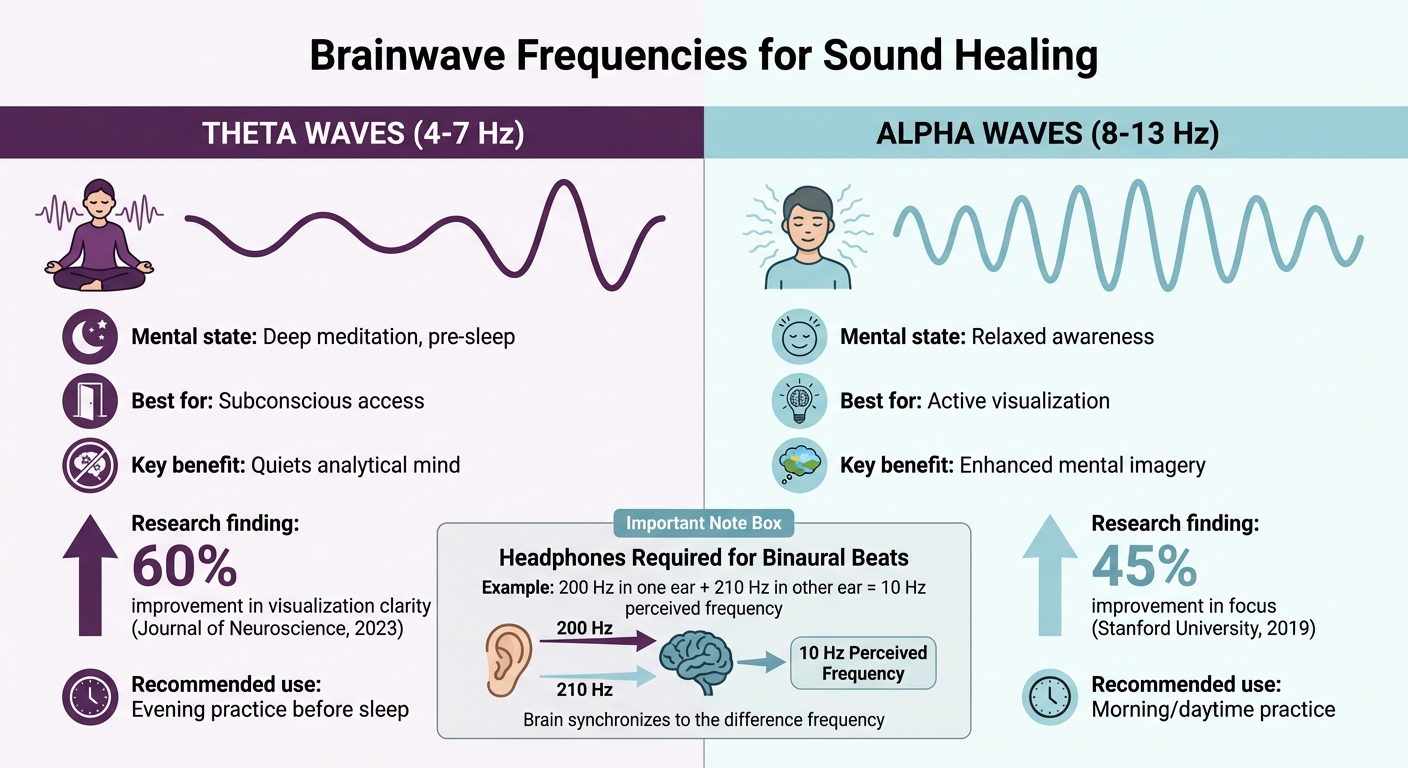 Brainwave Frequencies and Sound Healing States for Manifestation