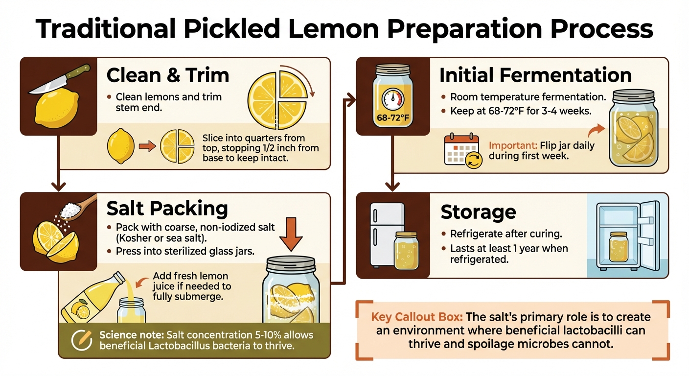 How to Make Traditional Middle Eastern Pickled Lemons: Step-by-Step Process