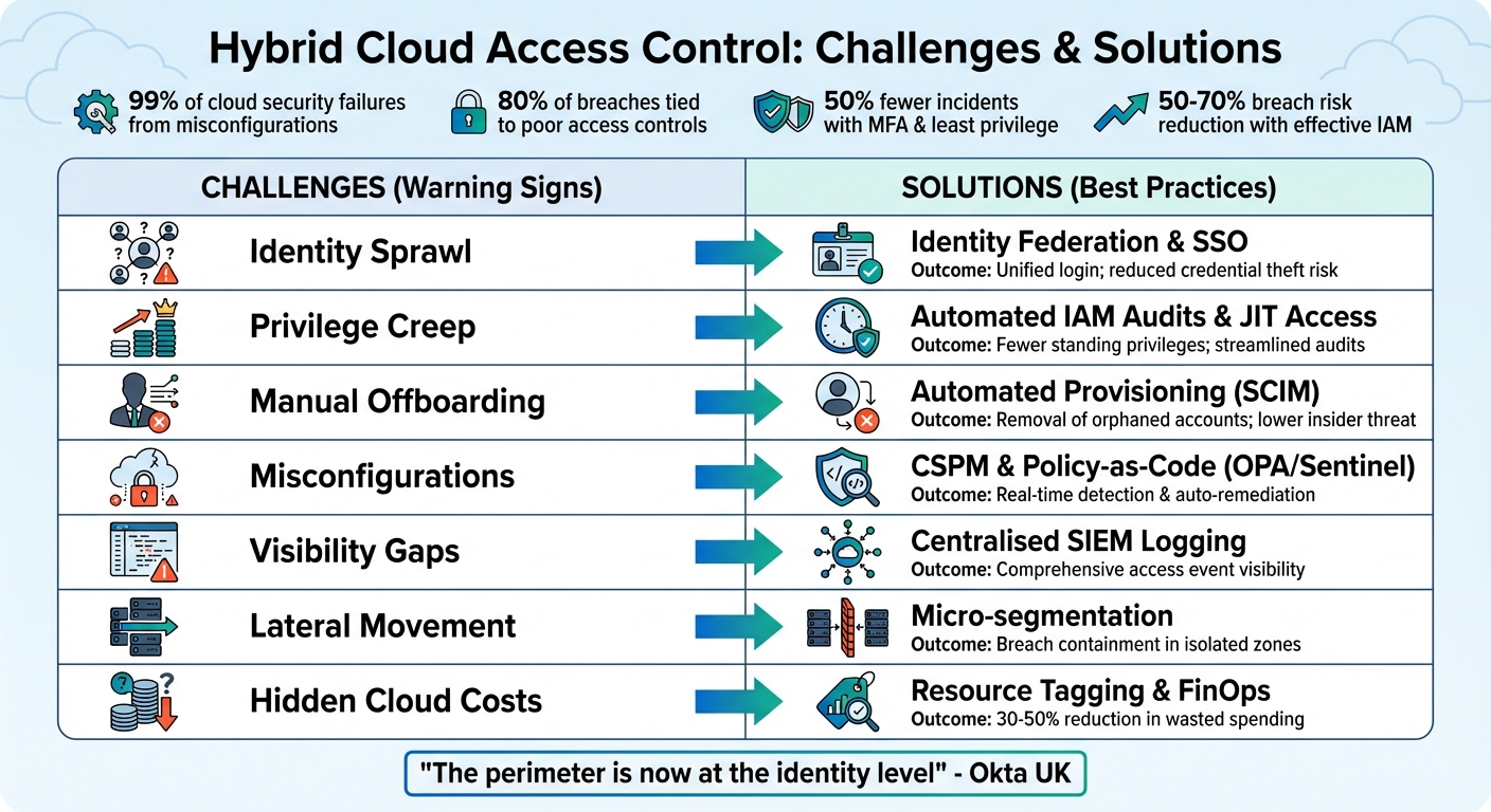 Hybrid Cloud Access Control Challenges and Solutions Comparison