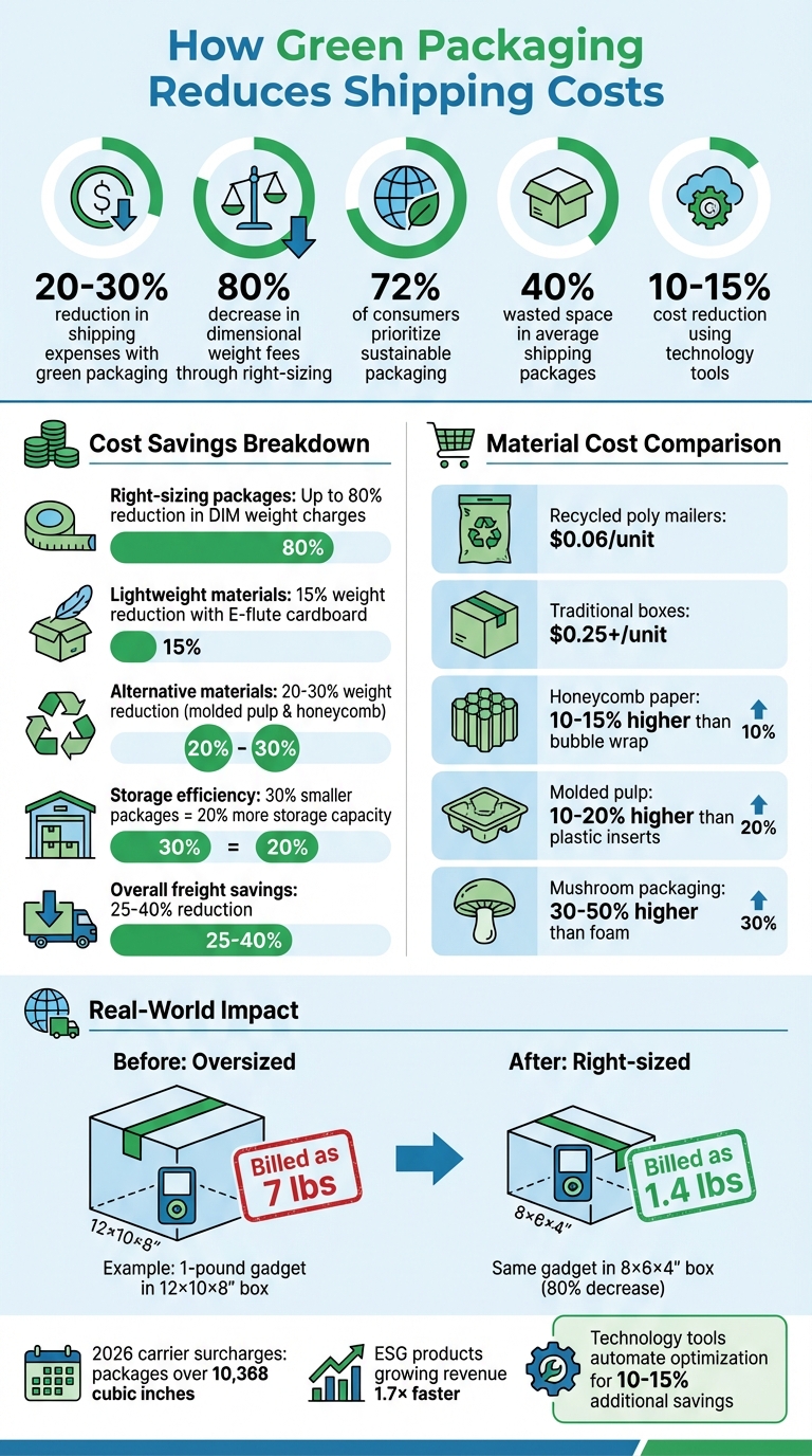 Green Packaging Cost Savings: Key Statistics for Reducing Shipping Expenses