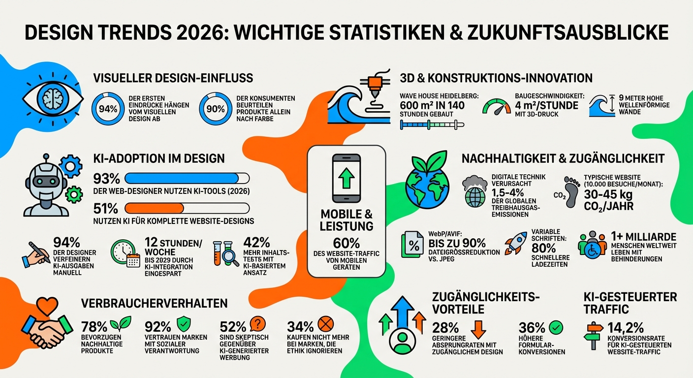 Design Trends 2026: Key Statistics and Adoption Rates