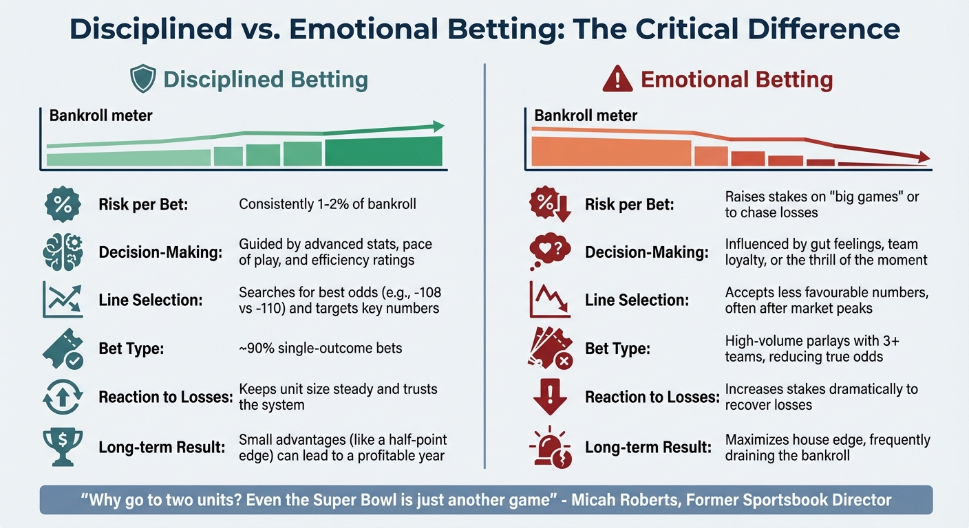 Disciplined vs Emotional Betting: Bankroll Management Comparison