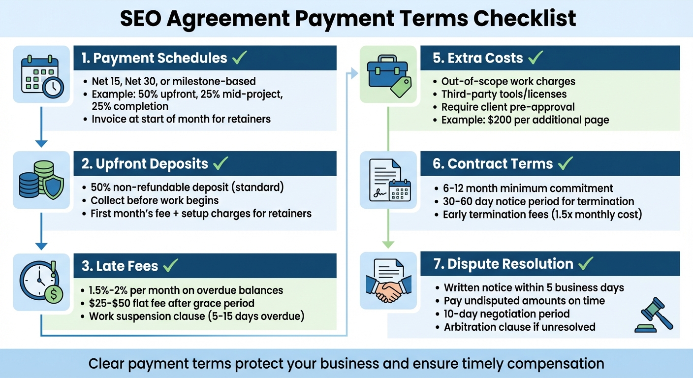 Essential Payment Terms Checklist for SEO Agreements
