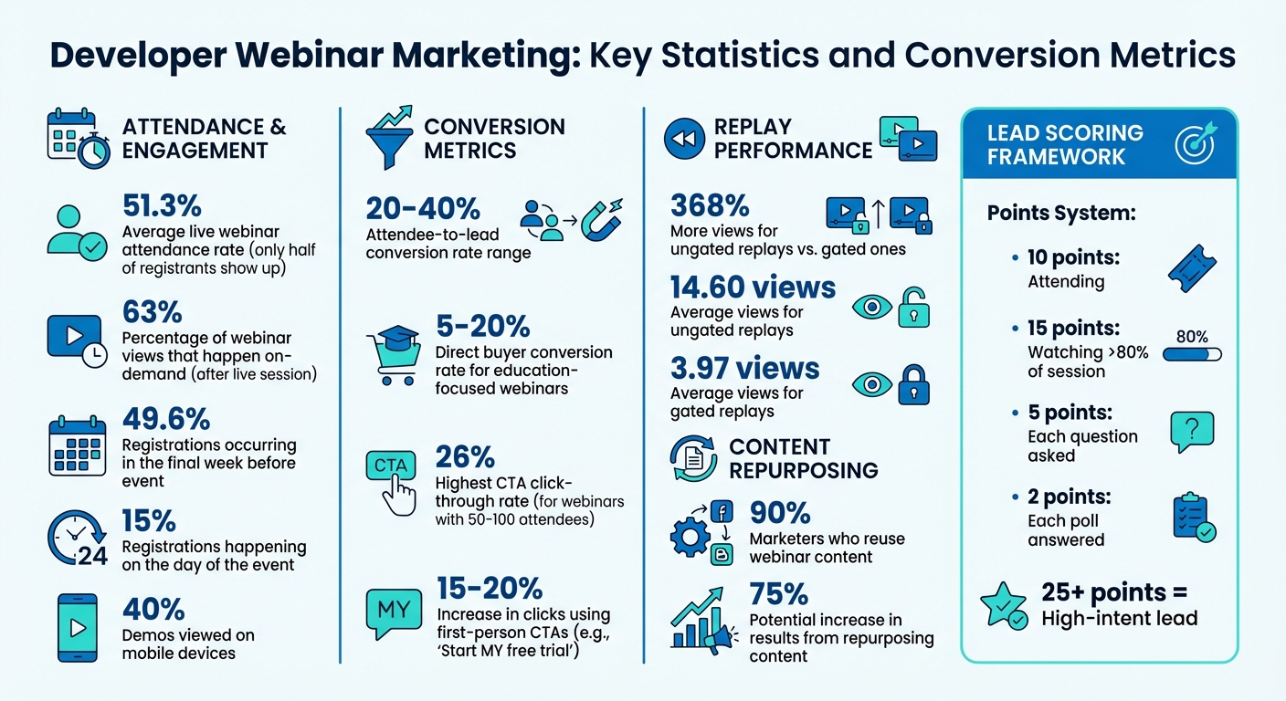 Developer Webinar Marketing: Key Statistics and Conversion Metrics
