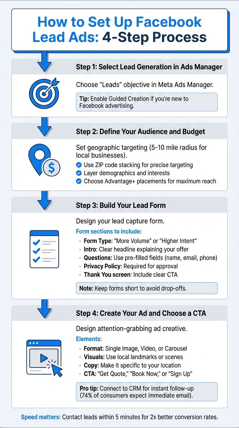How to Set Up Facebook Lead Ads in 4 Steps