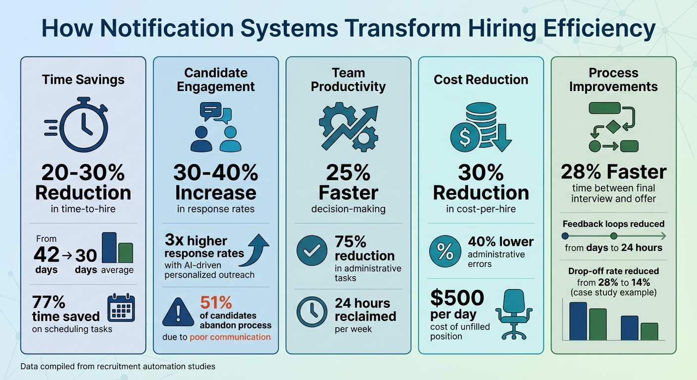Key Benefits of Notification Systems in Recruitment: Statistics and Impact