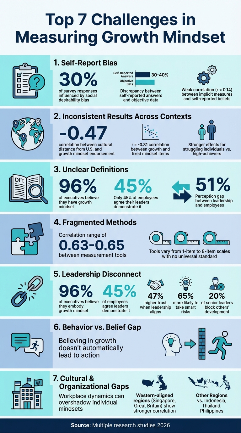 7 Key Challenges in Measuring Growth Mindset with Statistics