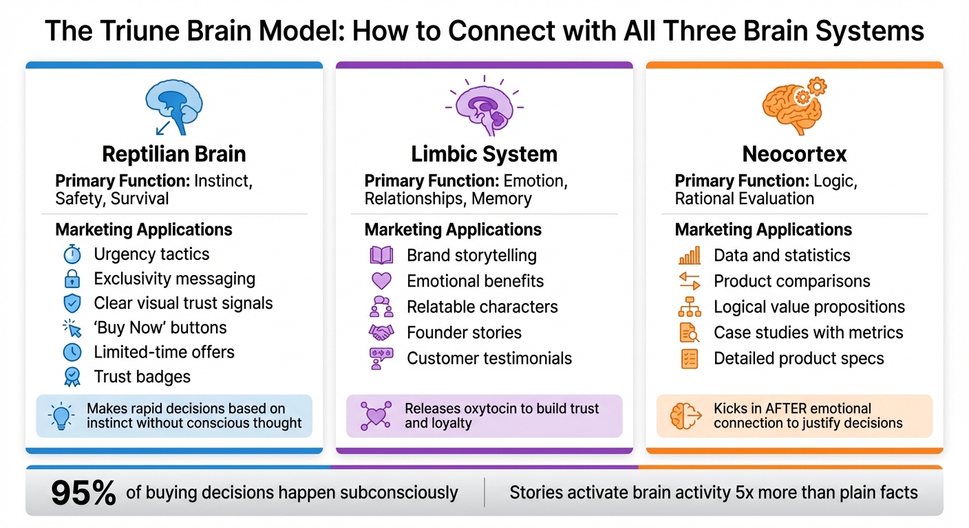 Triune Brain Model: Marketing Applications for Each Brain System