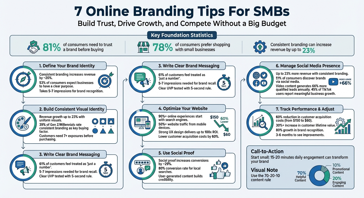 7 Online Branding Tips for Small Business Success - Key Statistics and Impact